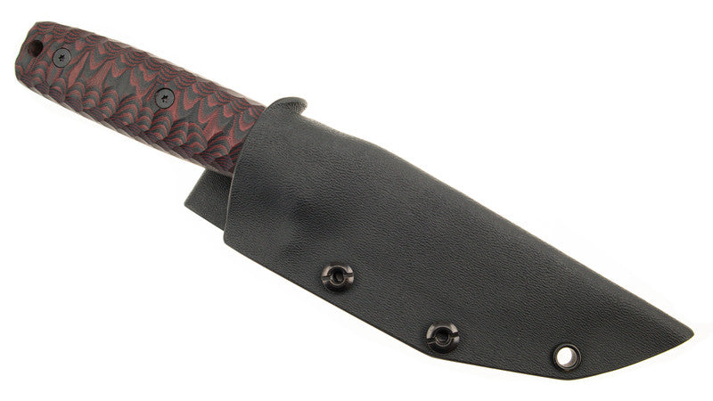 Sacki Outdoor-Messer 3.0 rot-schwarz mit Kydexscheide