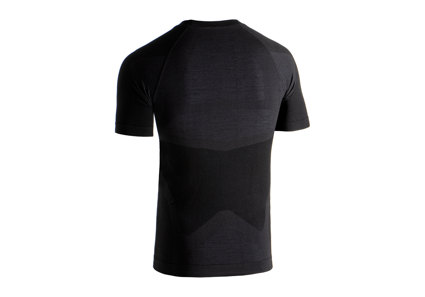 Merino Seamless Shirt SS schwarz