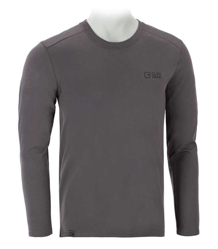 Basic Tee LS wolf grau