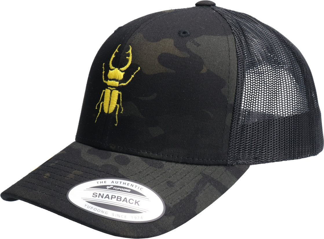 Statement Trucker Cap - Multicam Black