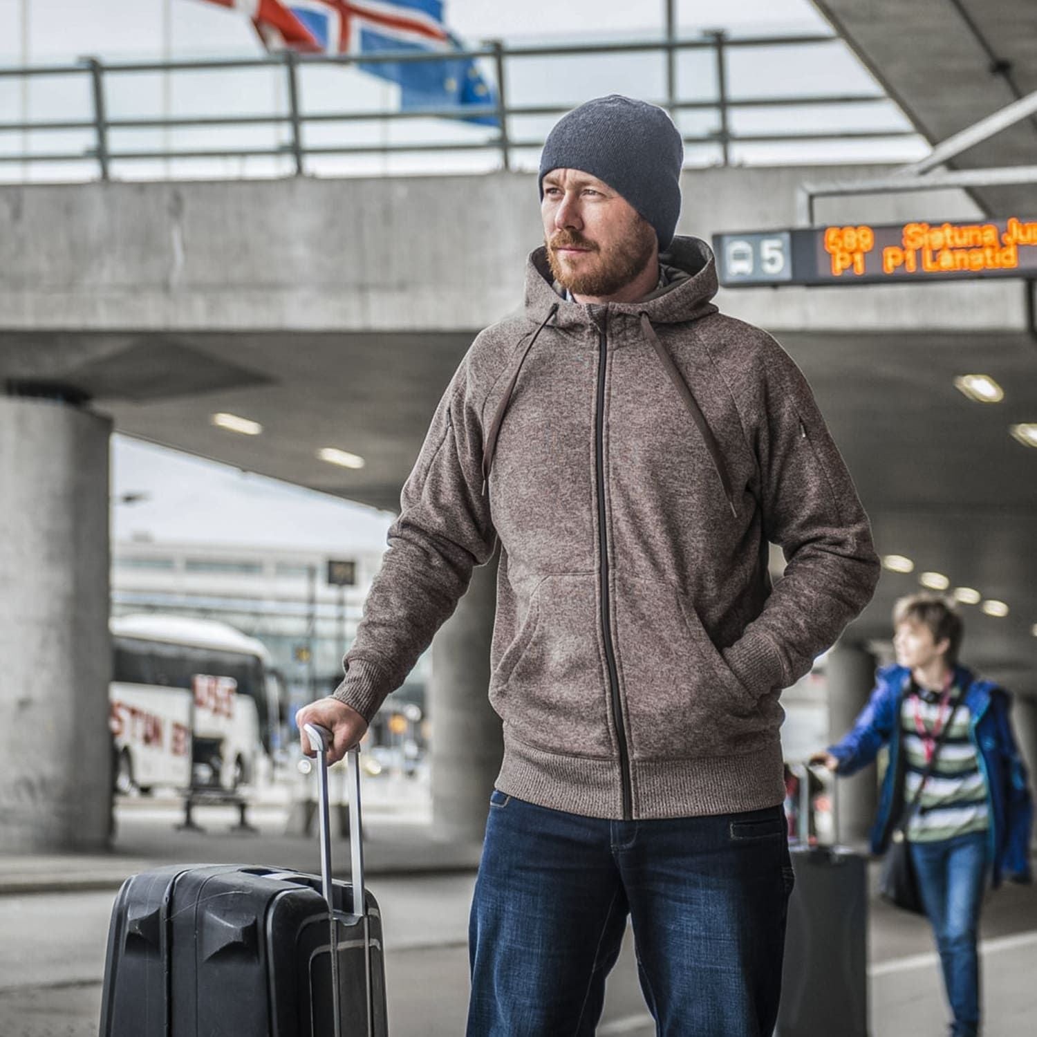 Covert Tactical Hoodie (FullZip) - Melange Light Tan