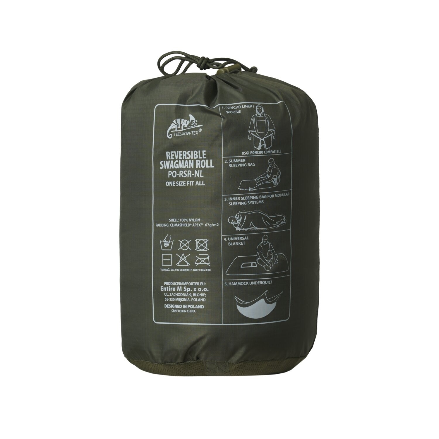 Reversible Swagman Roll - Pencott Wildwood / Pencott Snowdrift