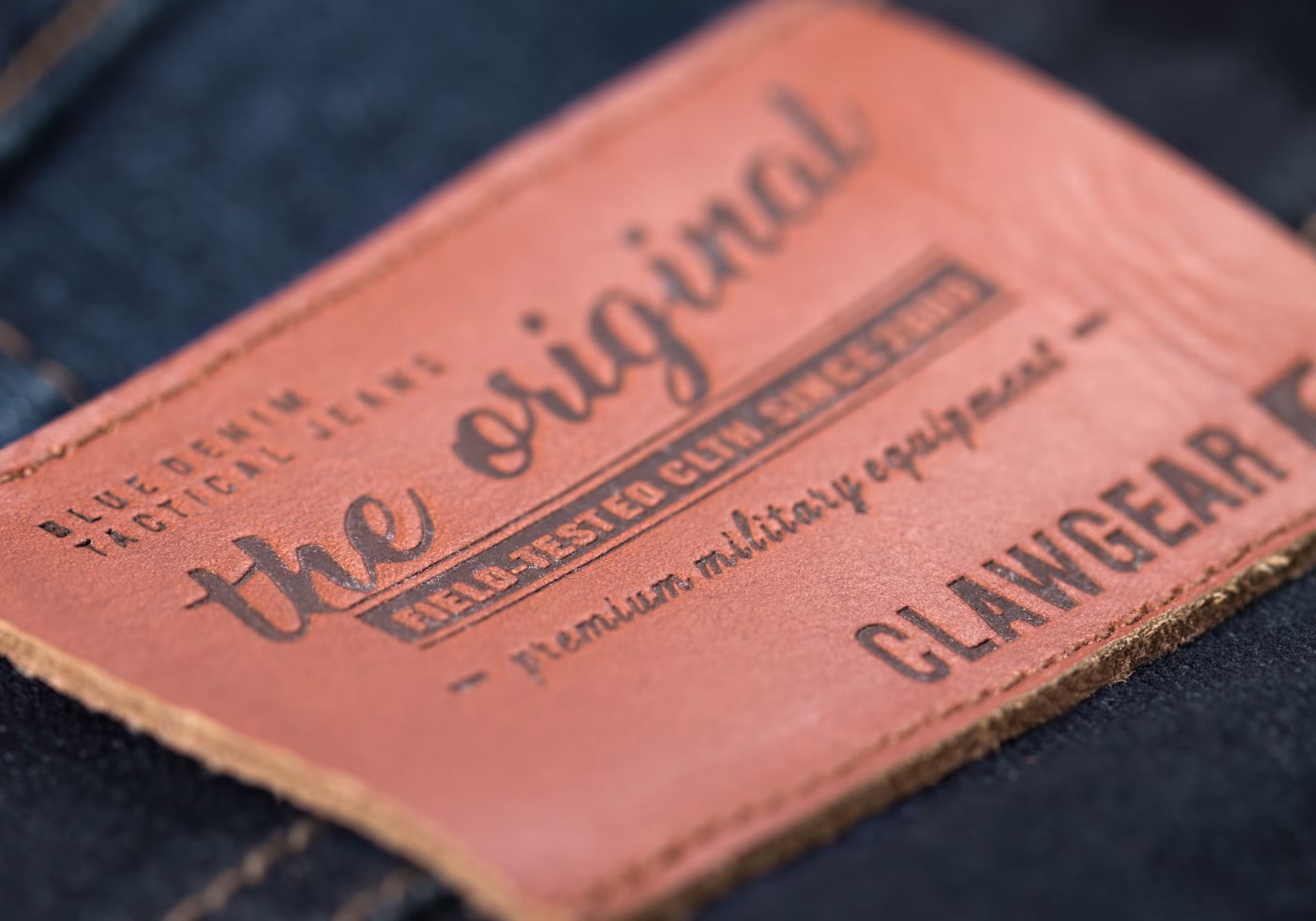 Blue Denim Tactical Flex Jeans - midnight washed