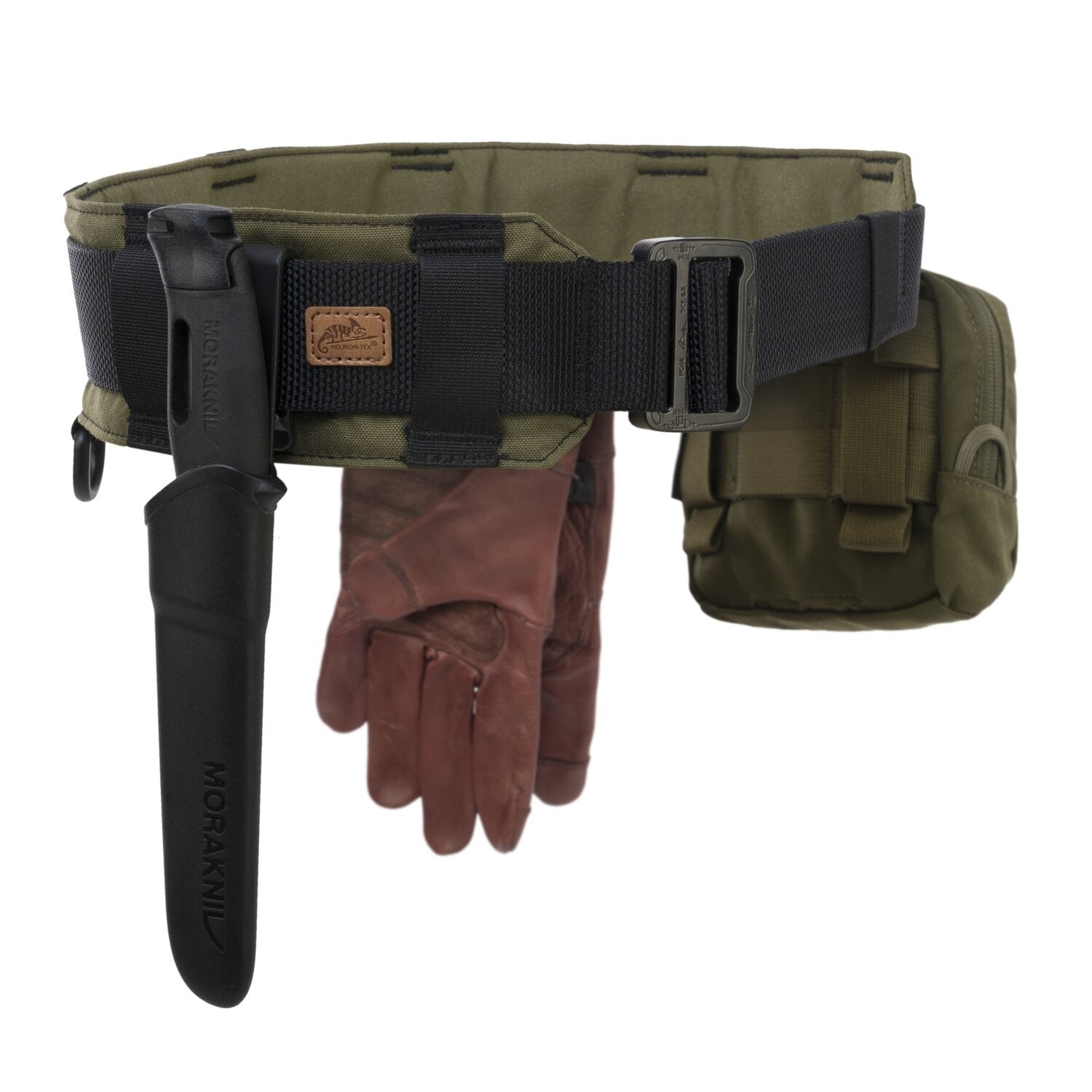 Forester Bushcraft Belt - olive green/black