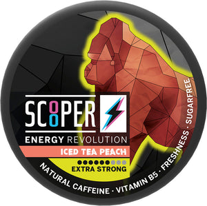 Nikotinfreier Koffein Snus Energy Iced Tea Peach 1x Dose