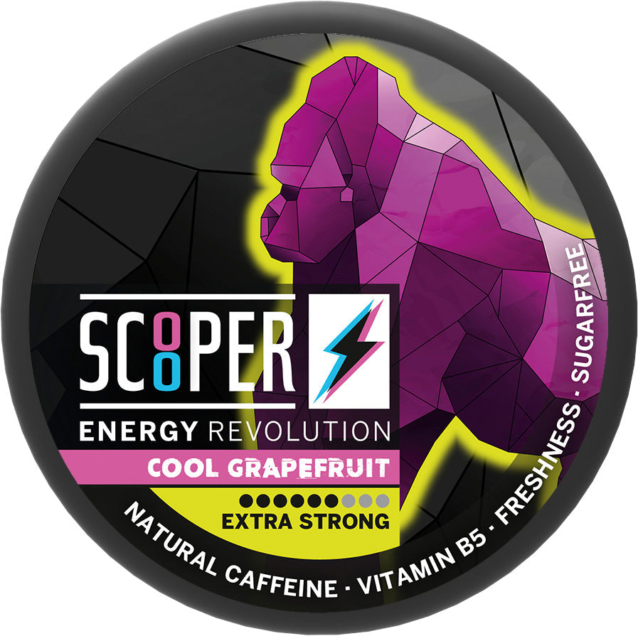 Nikotinfreier Koffein Snus Energy Cool Grapefruit 1x Dose