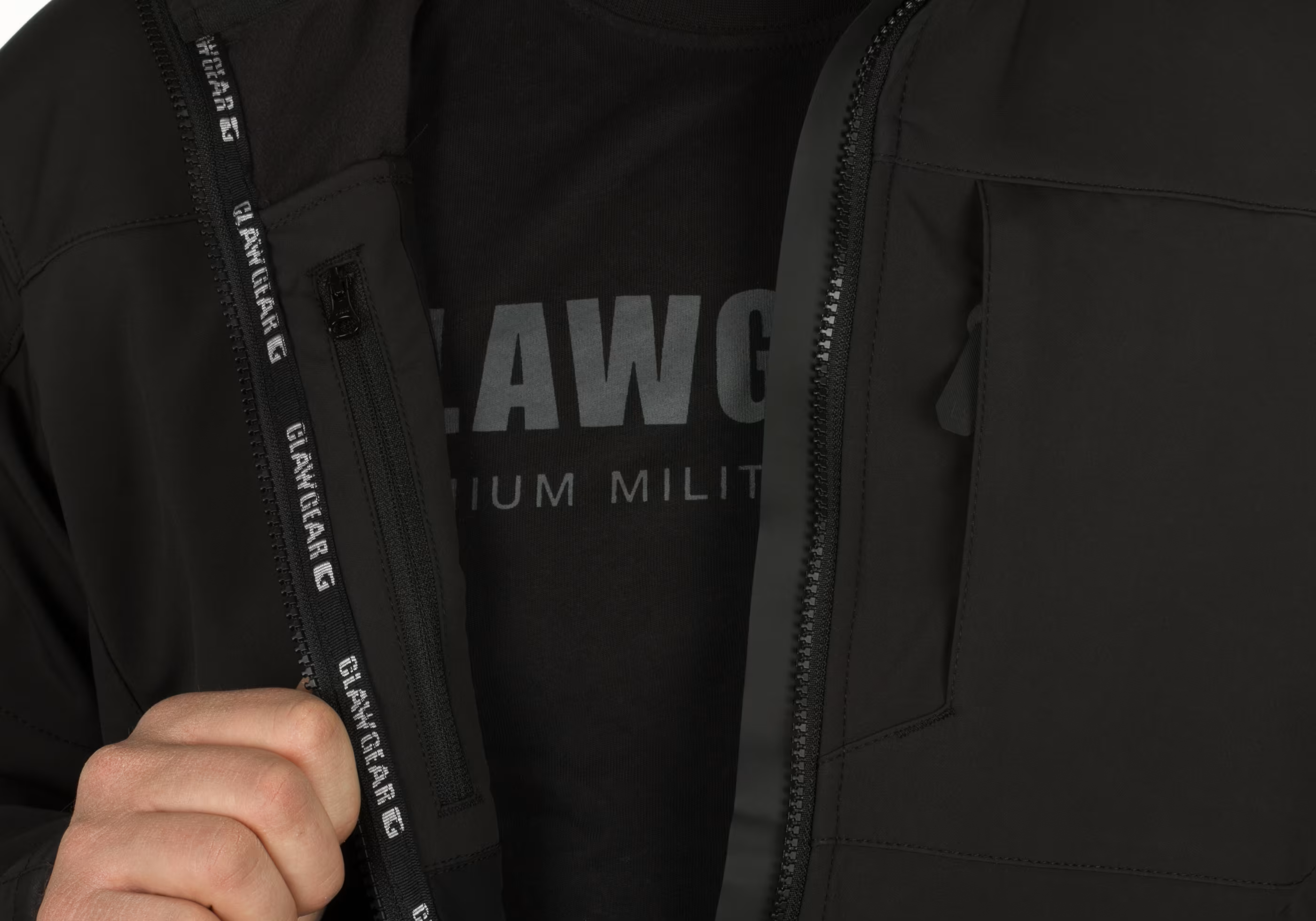 Rapax Softshelljacke schwarz