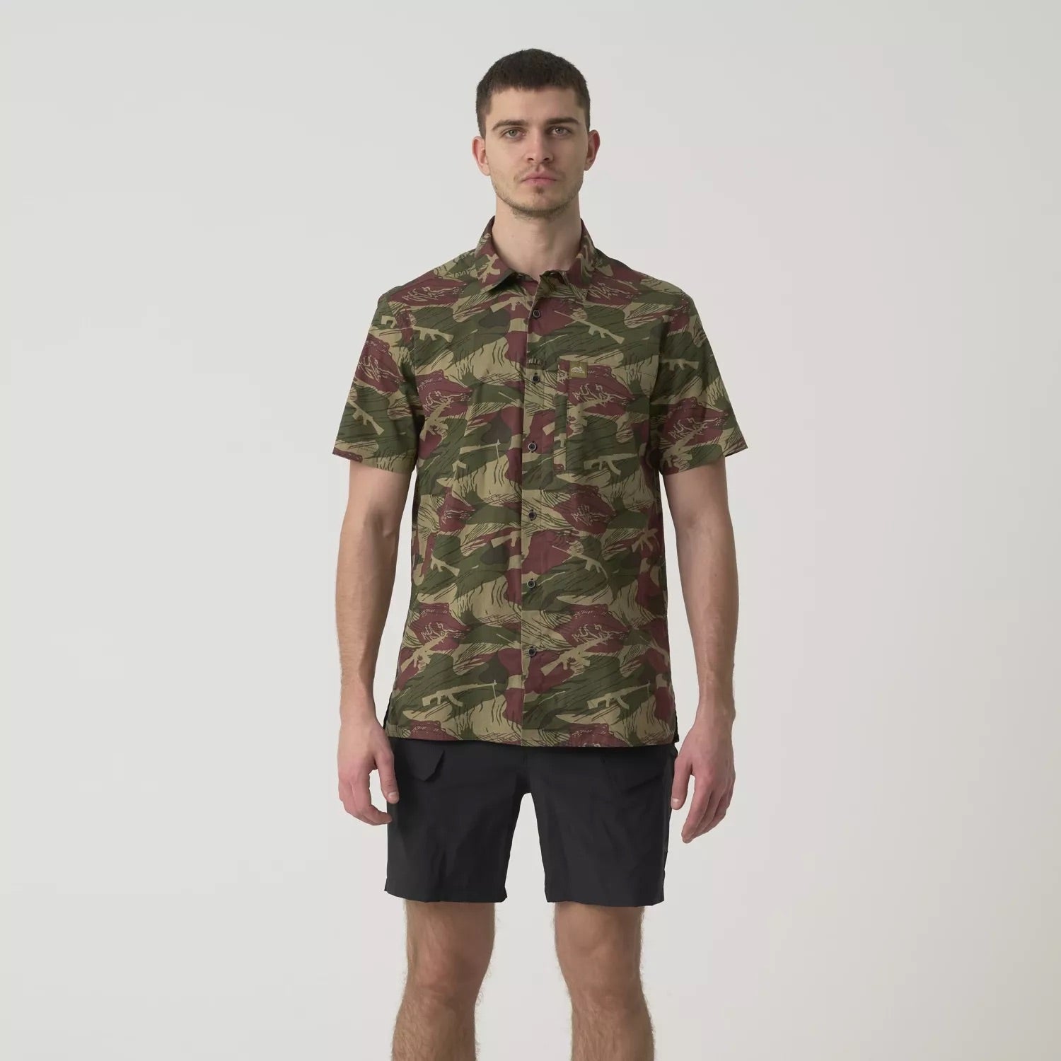 Hawaiian Shirt - Brushstroke Camo