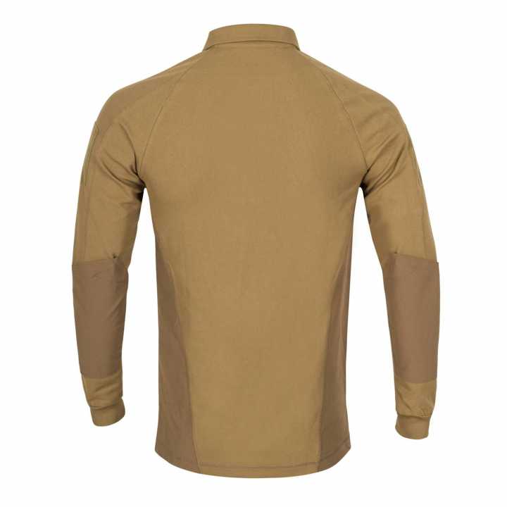 Range Polo Langarmshirt, coyote