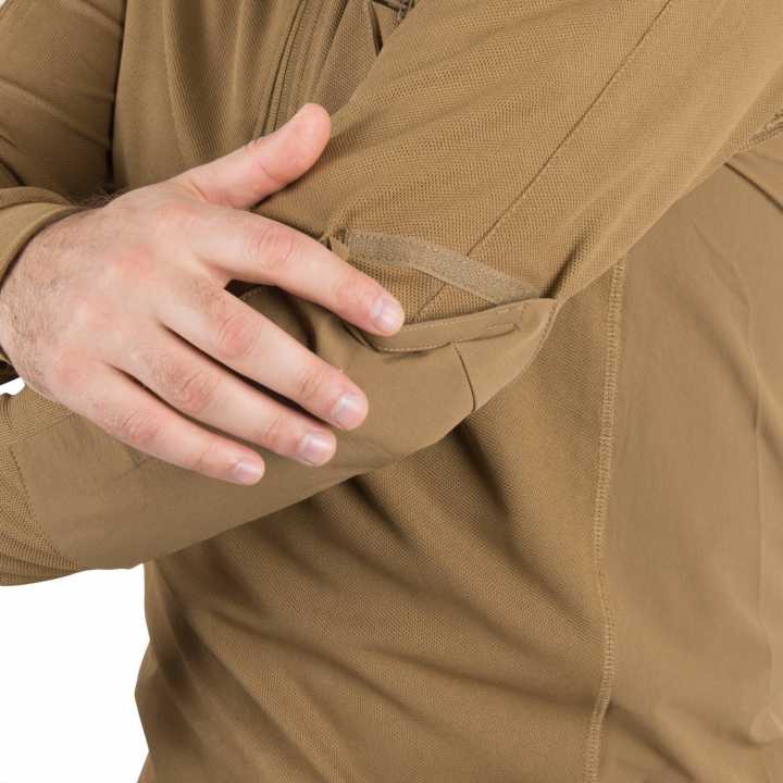 Range Polo Langarmshirt, coyote