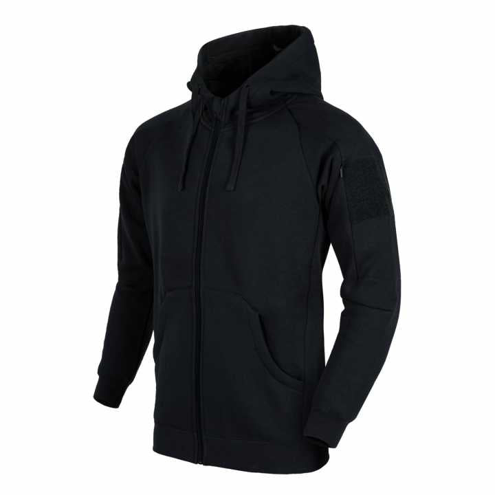 Urban Tactical Hoodie Lite (FullZip) - schwarz