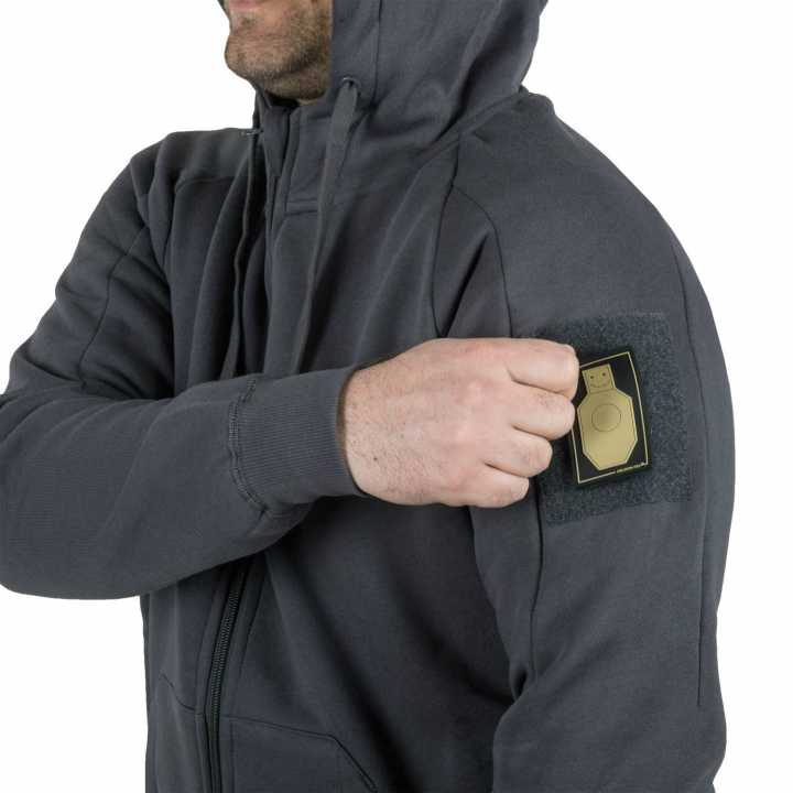 Urban Tactical Hoodie Lite (FullZip) - grau