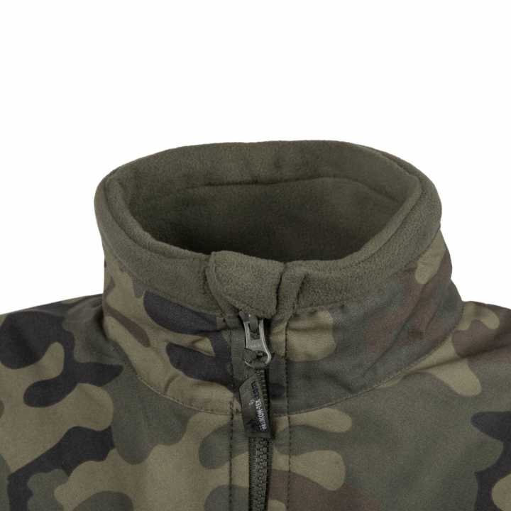 Infantry Fleece Jacke, schwarz