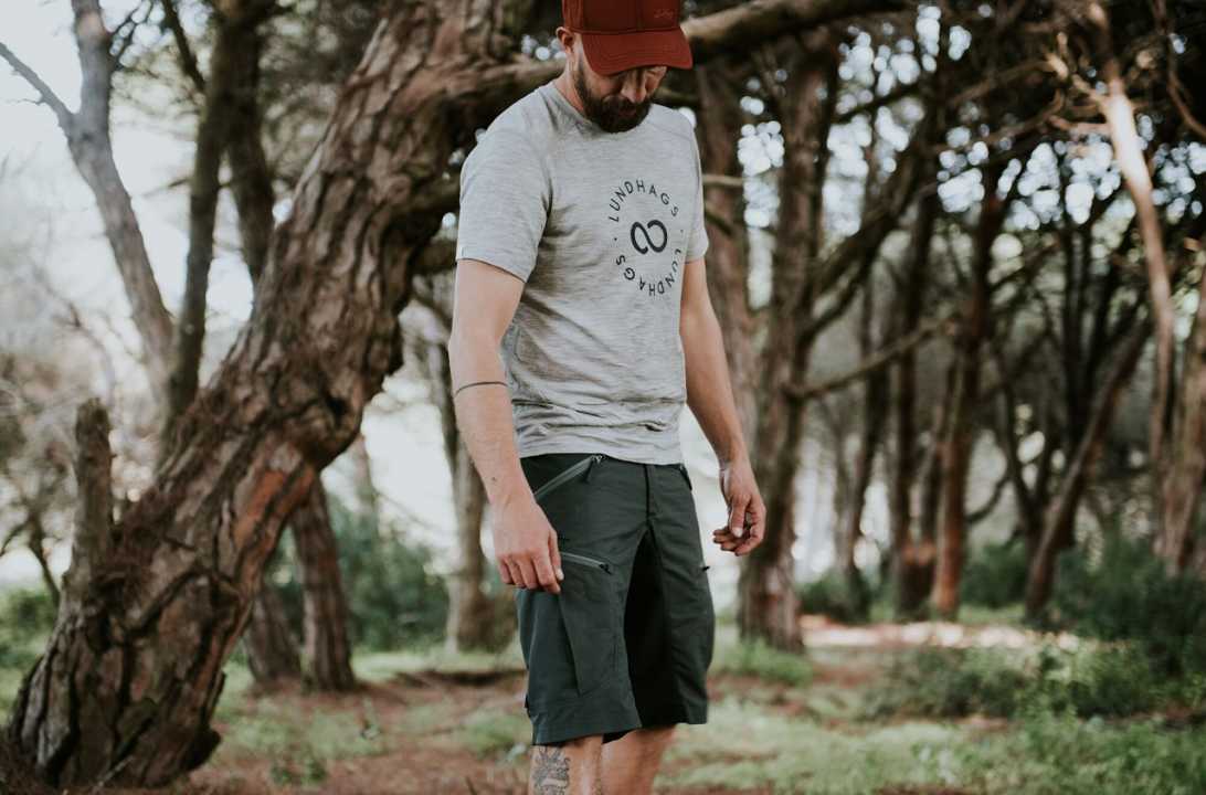 Gimmer Merino T-Shirt Ms Sigill Tee, schwarz