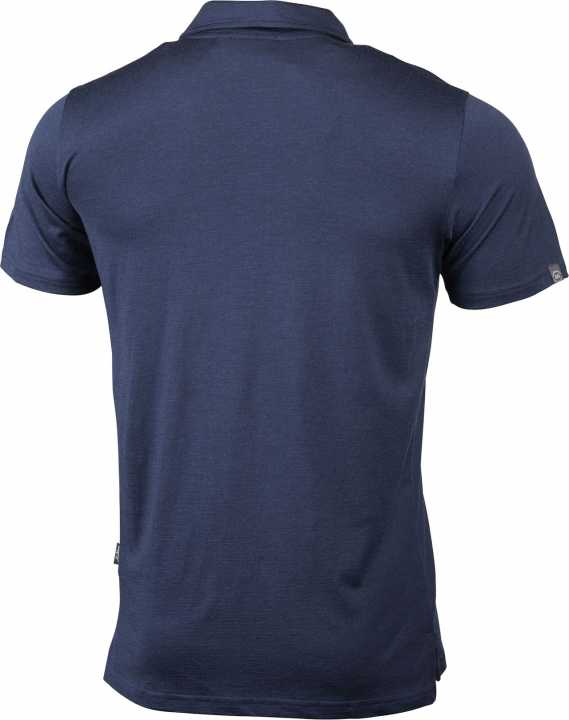 Gimmer Merino Lt Polo Ms Tee, navy
