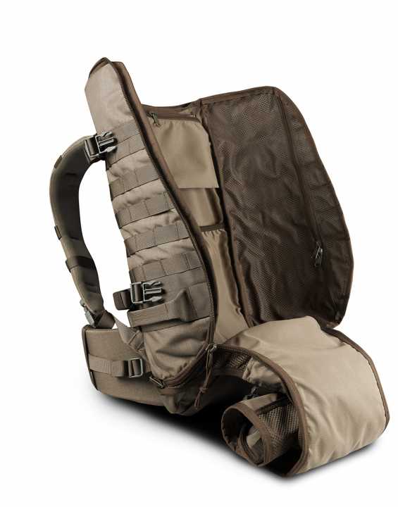 Zipper Fox 40l Rucksack schwarz