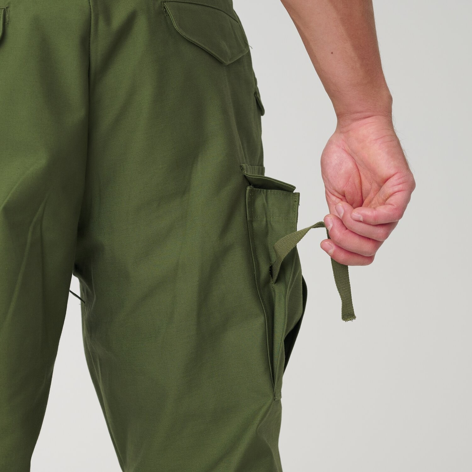 M65 Hose Nyco Sateen oliv